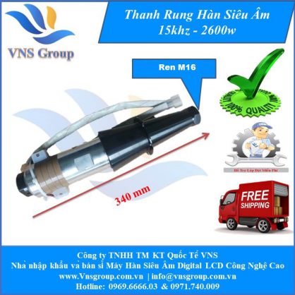 Bộ Máy Hàn Siêu Âm 15khz - 2600w Bộ Máy Hàn Siêu Âm 15khz - 2600w
