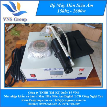 Bộ Máy Hàn Siêu Âm 15khz - 2600w Bộ Máy Hàn Siêu Âm 15khz - 2600w